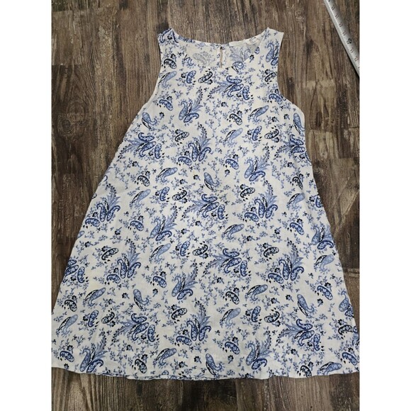 Lucky Brand Dresses & Skirts - Lucky Brand Womens Linen Dress Size Medium Coastal Beach Floral Resort Vacation